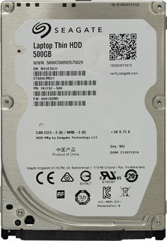 Жесткий диск 2.5" 500 Gb Seagate ST500LM021 6979 - фото 16714
