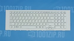 Клавиатура для ноутбука Sony VPC-EJ белая с рамкой KB00937 - фото 6915