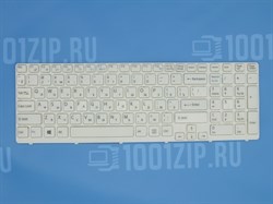 Клавиатура для ноутбука Sony SVE15, SVE17 белая с белой рамкой KB00922 - фото 6921