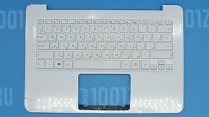Клавиатура для ASUS ZenBook UX305, UX305CA, UX305UA, белая с топкейсом 5893