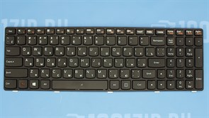 Клавиатура для ноутбука Lenovo G500, G510, G700 черная с рамкой 5923