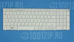 Клавиатура для ноутбука Packard Bell TM81, TM85, TM86, TM87, белая 5936