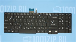 Клавиатура для ноутбука Sony SVT15,  черная с подсветкой, без рамки 5952