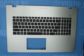 Топкейс, верхняя крышка для Asus N76 N76VM N76VZ N76VJ, 13N0-MHA0K11 с клавиатурой с подсветкой,  с кабелем включения питания и аудио выхода 6421