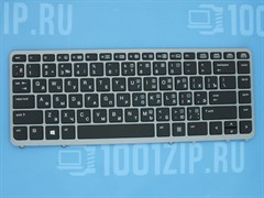 Клавиатура для ноутбука HP 750, 840 G1, 850 G1 черная с подсветкой и рамкой, 736658-001 KB00500