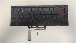 Клавиатура для ноутбука MSI GF63, GF65, GS65, GS65VR с красной подсветкой 7002