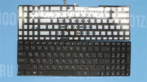 Клавиатура для ноутбука ASUS K501, A501,K501UQ, K501UW черная с подсветкой KB00224