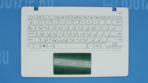 Клавиатура для ноутбука Asus X200CA белая с топкейсом KB00195