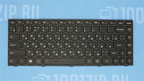 Клавиатура для ноутбука Lenovo IdeaPad G40-70 черная с рамкой и подсветкой KB00674