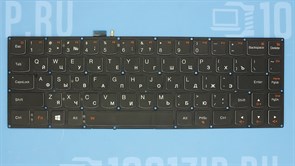Клавиатура для ноутбука Lenovo Yoga 3 Pro 13 черная без рамки, с подсветкой KB00698