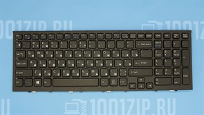 Клавиатура для ноутбука Sony VPC-EE черная с рамкой KB00905