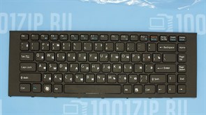 Клавиатура для ноутбука Sony VPC-EA черная с рамкой KB00944