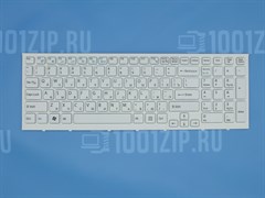 Клавиатура для ноутбука Sony VPC-EH белая с рамкой KB00909