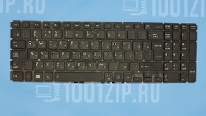 Клавиатура для ноутбука Toshiba L50-B черная без рамки KB01053