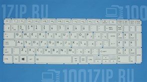 Клавиатура для ноутбука Toshiba L50-B белая без рамки KB01054