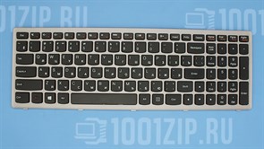 Клавиатура для ноутбука Lenovo P500, Z500 черная с серой рамкой KB00644