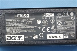 Зарядка для ноутбука Acer 19V 3,42A (65W) 3,0x1,0 мм PA0008