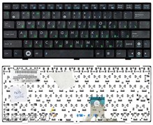 Клавиатура для ноутбука Asus Eee PC 1000HE черная KB00240