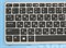 Клавиатура для ноутбука HP 750, 840 G1, 850 G1 черная с подсветкой и рамкой, 736658-001 KB00500