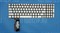 Клавиатура для ноутбука Asus N550,  N56VJ, N56VM серебристая с подсветкой KB00211 - фото 6965